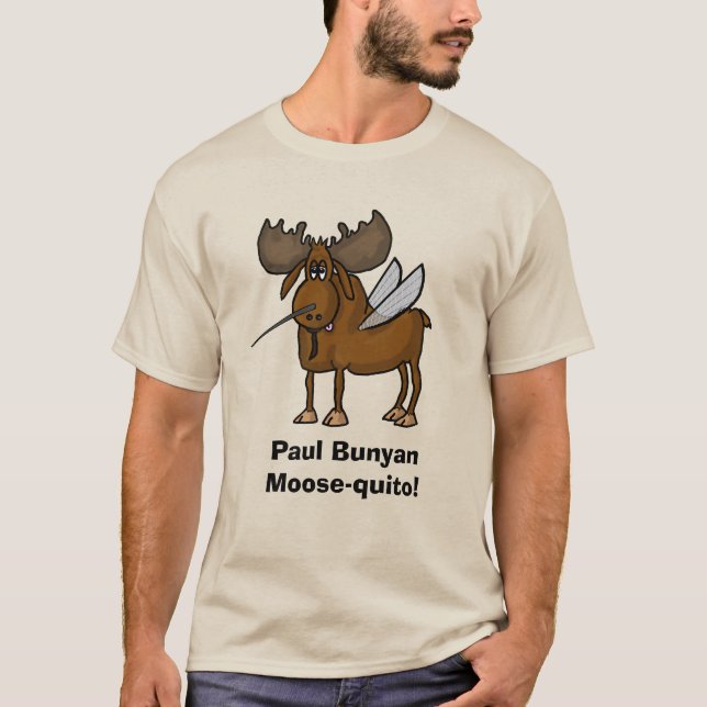 T-shirt Paul Bunyan Moose-quito (Devant)
