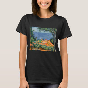T-shirt Paul Cezanne - Estaque aux toits rouges