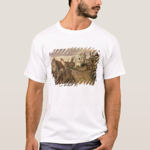 T-shirt Paul Cezanne la route de village, Auvers,