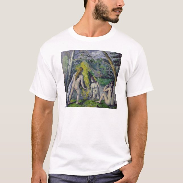 T-shirt Paul Cezanne | les trois baigneurs, c.1879-82 (Devant)