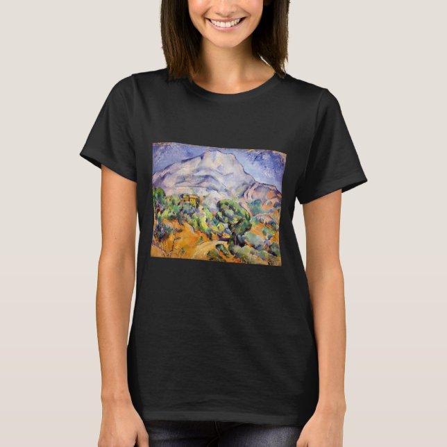 T-shirt Paul Cezanne - Mont Sainte-Victoire, Route de la T (Devant)