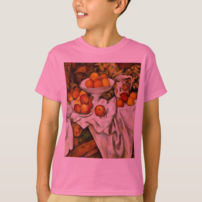 T-shirt Paul Cezanne Pomples Oranges Impressionnisme (Devant)
