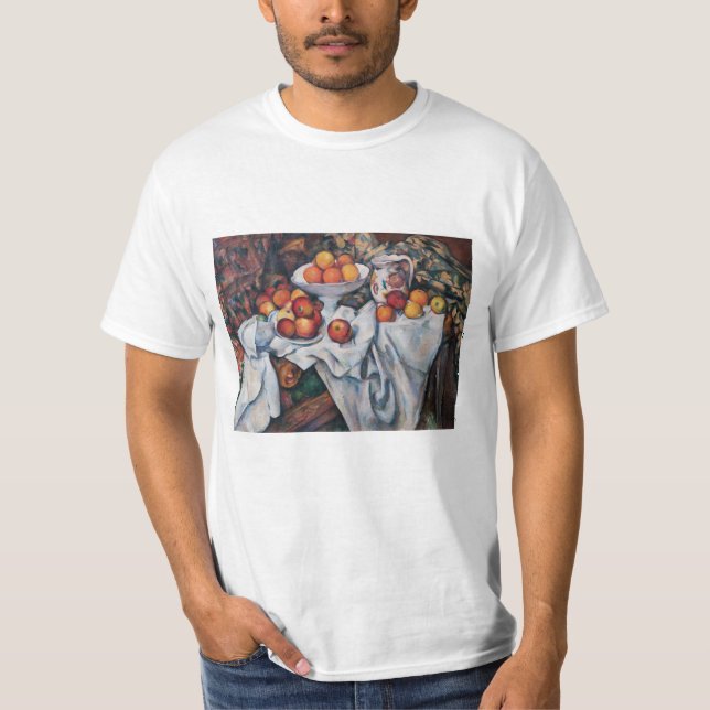 T-shirt Paul Cezanne - Vie morte, Pommes et Oranges (Devant)