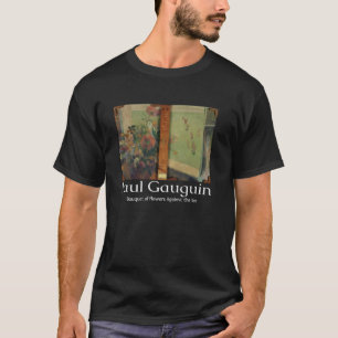 T-shirt Paul Gauguin Bouquet de fleurs contre la mer Art