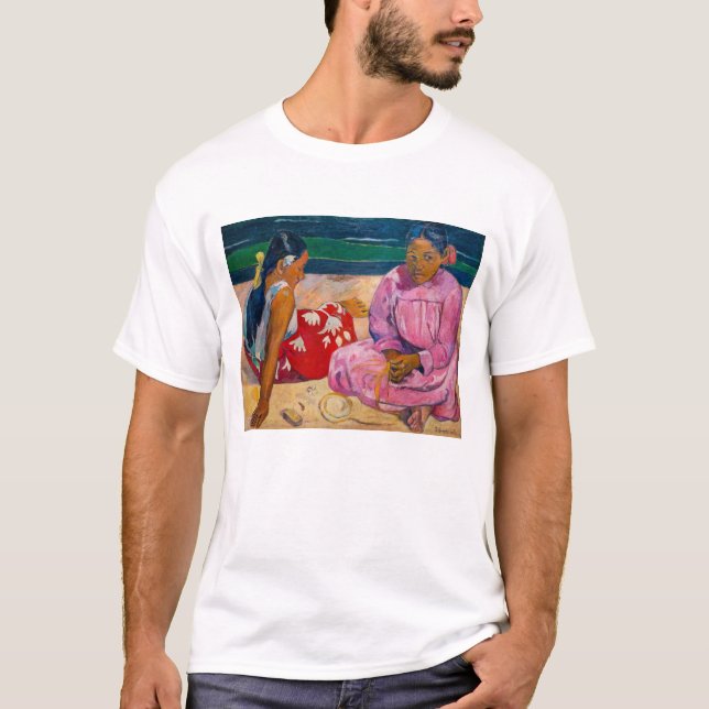 T-shirt Paul Gauguin - Femmes tahitiennes sur la plage (Devant)