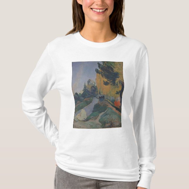 T-shirt Paul Gauguin | l'Alyscamps, Arles, 1888 (Devant)