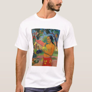 T-shirt Paul Gauguin - Une femme tenant un fruit