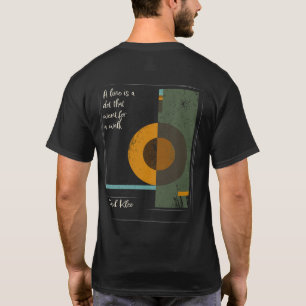 T-shirt Paul Klee Artist Education Citation Inspirante