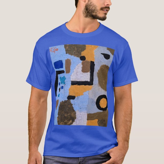 T-shirt Paul Klee Composition Peinture Abstraite Art moder (Devant)