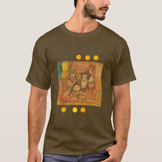T-shirt Paul Klee Enfants et Chien (Devant)