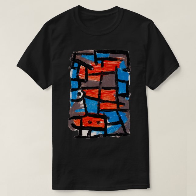 T-shirt Paul Klee L'Heure Avant Une Nuit (Design devant)