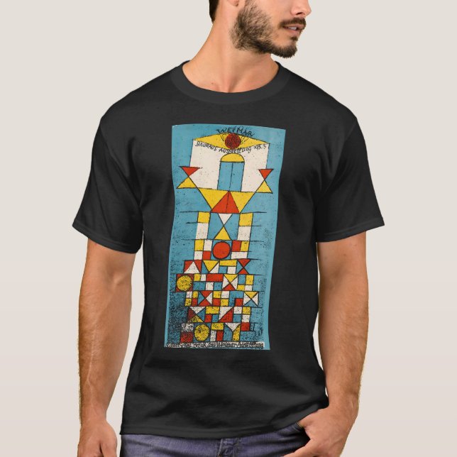 T-shirt Paul Klee Mannequin ( Motif abstrait Â· expression (Devant)