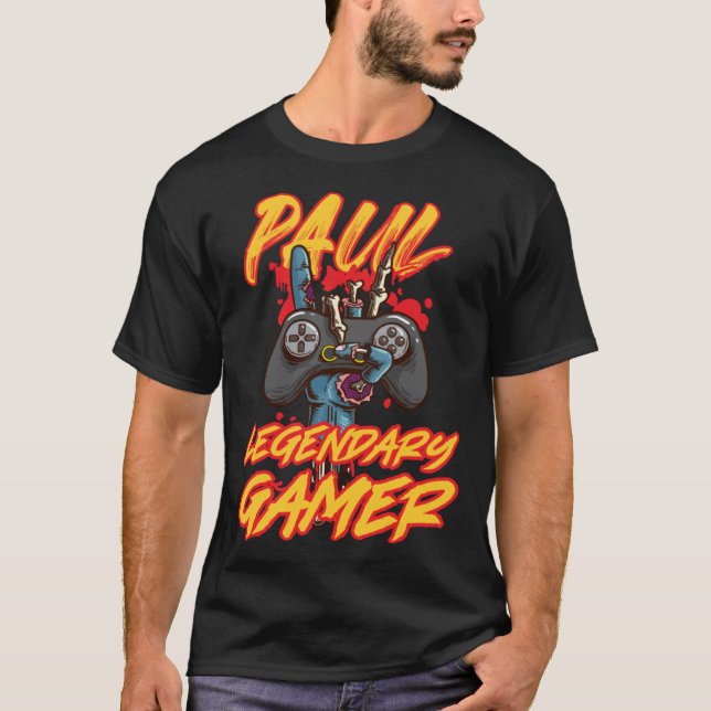 T-shirt Paul Legendary Gamer (Devant)