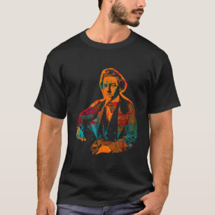 T-shirt Paul Morphy Dye Multicolor Portrait