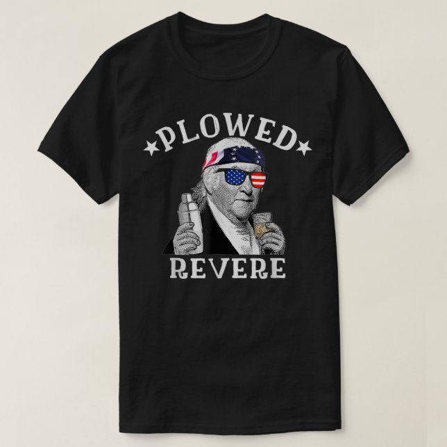 T-shirt Paul Revere Patriotique américain Paul Revere 4e O (Design devant)