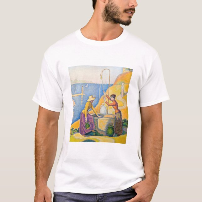 T-shirt Paul Signac - Femmes au puits (Devant)