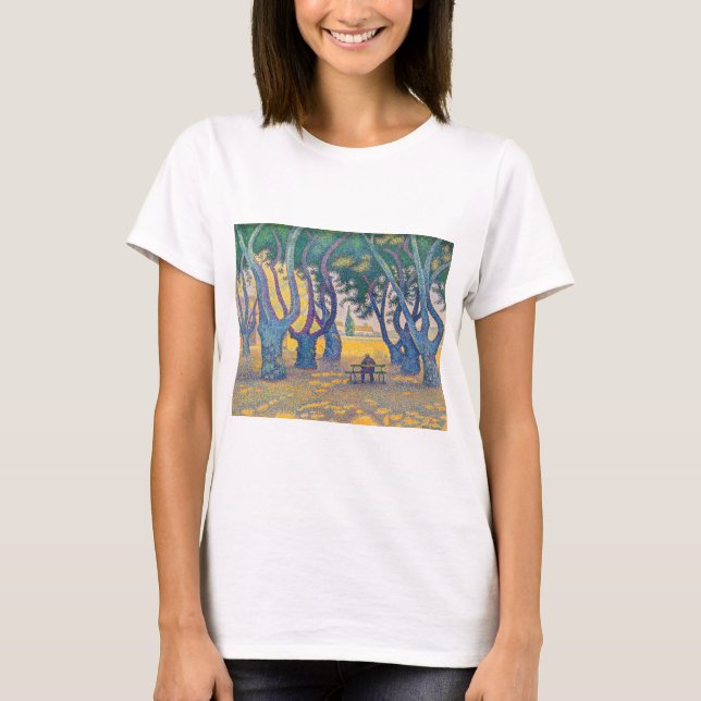 T-shirt Paul Signac - Place des Lices, Saint-Tropez (Devant)