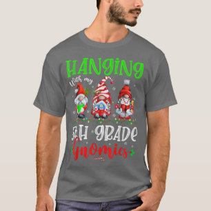 T-shirt Pause avec mes filles de 5e année Lumières de Noël