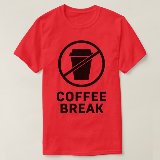 T-shirt Pause café 5 (Design devant)