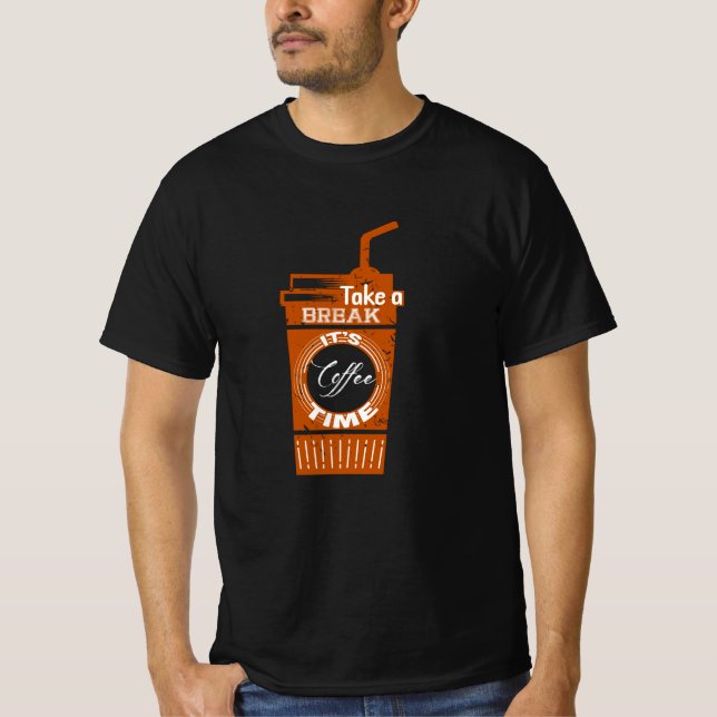 T-shirt Pause C'est le café (Devant)
