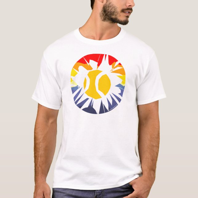 T-shirt Pause de tennis (Devant)