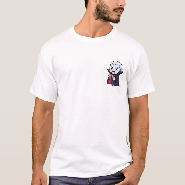 T-shirt Pause jus de vampire (Devant)
