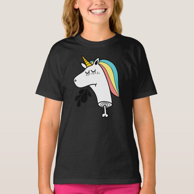 T-shirt Pauvre licorne (Devant)