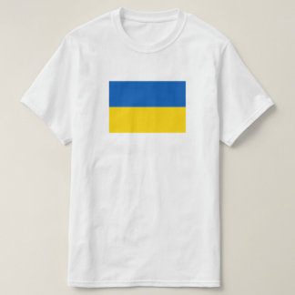 T-shirt Pavillon bleu et jaune de l'Ukraine
