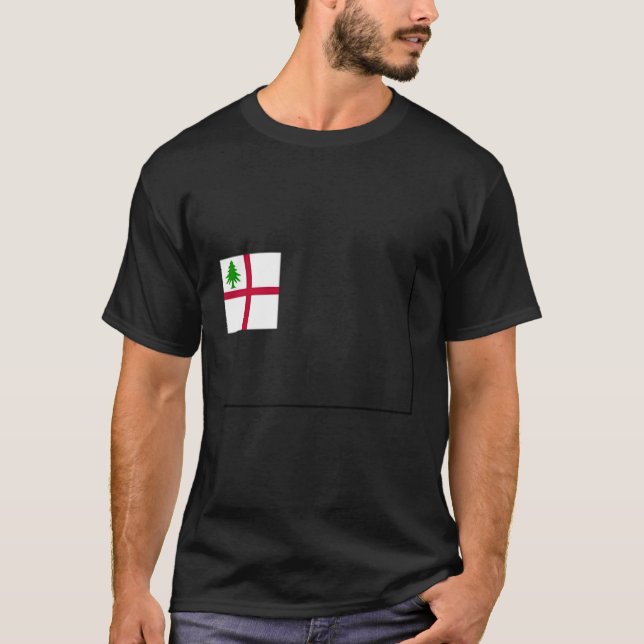 T-shirt Pavillon Bunker Hill Charleston Massachusetts (Devant)