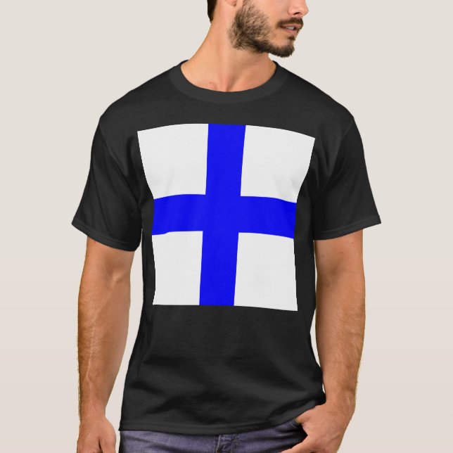 T-shirt Pavillon de signalisation maritime international X (Devant)