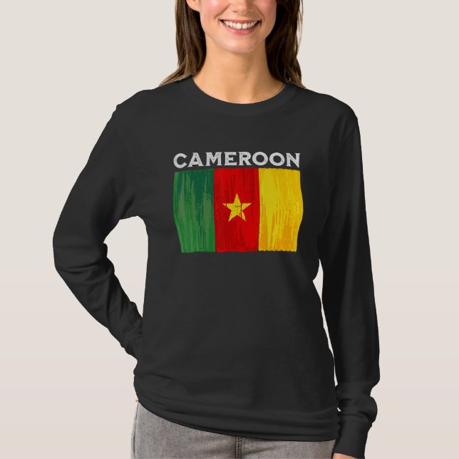 T-shirt Pavillon du Cameroun Vintage (Devant)