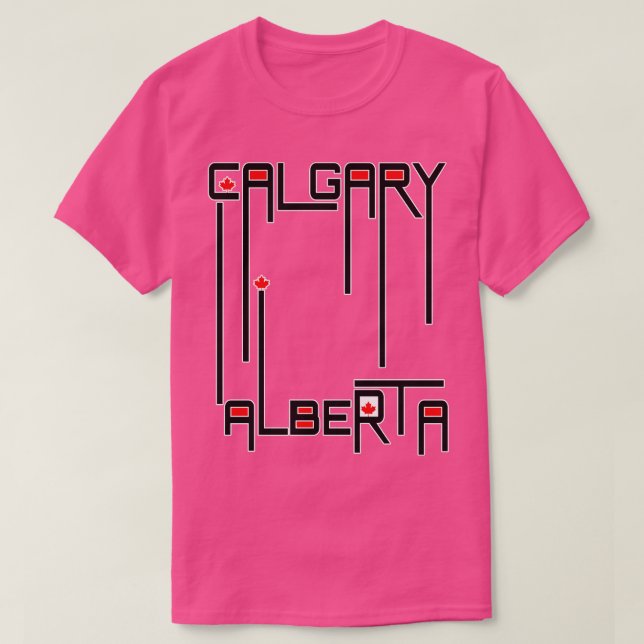 T-shirt Pavillon du Canada de Calgary Alberta (Design devant)