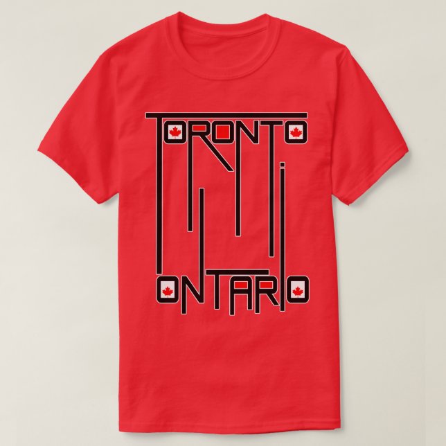 T-shirt Pavillon du Canada Toronto Ontario (Design devant)
