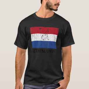 T-shirt Pavillon hollandais Pays-Bas Fierté