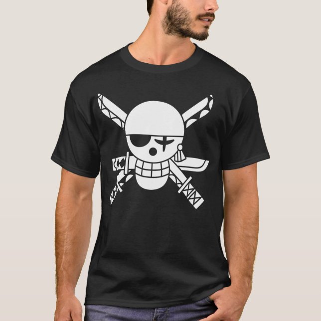 T-shirt Pavillon noir de Zoro 2 (Devant)