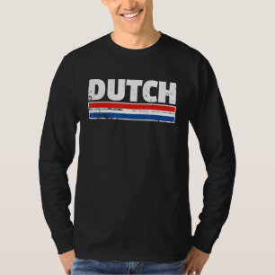 T-shirt Pavillon Pays-Bas Vintage néerlandais 1