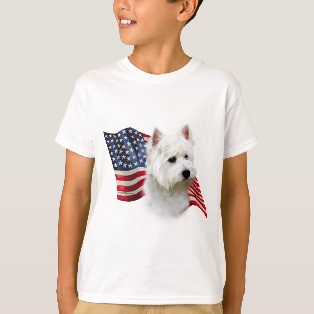 T-shirt Pavillon West Highland White Terrier (Devant)