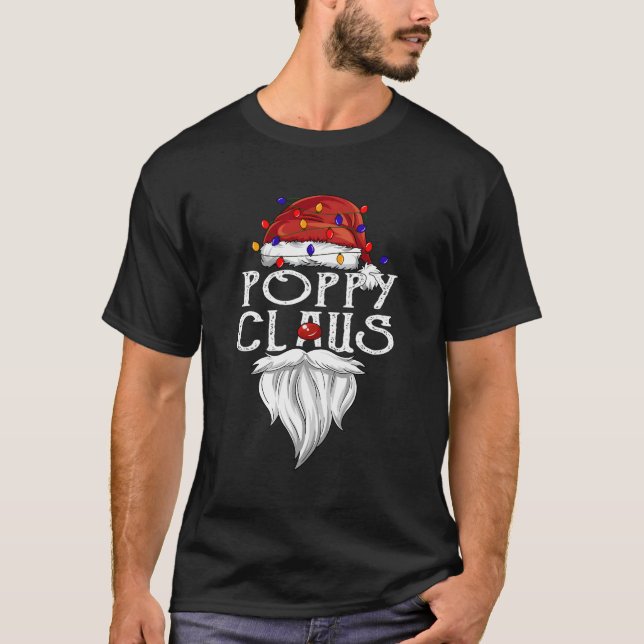 T-shirt Pavot Claus Barbe Pavot Claus Noël (Devant)