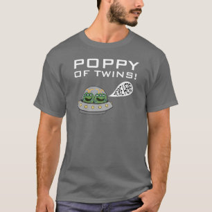 T-shirt Pavot des jumeaux "nous sommes ici ! "