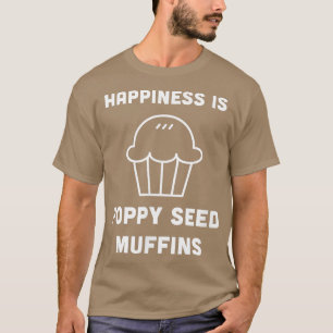 T-shirt Pavot Graines Muffins Petit déjeuner Brunch Cuisin