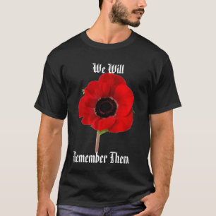 T-shirt Pavot, nous, se rappeler les