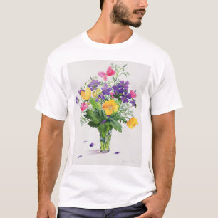 T-shirt Pavots et géraniums