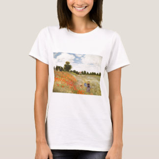 T-shirt Pavots rouges fleurissant - Claude Monet