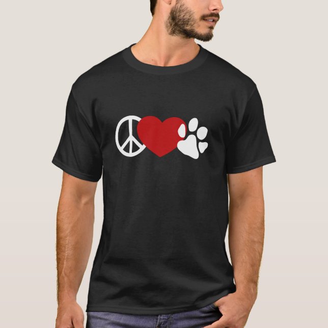 T-shirt Paw Aimé-La Paix (Devant)