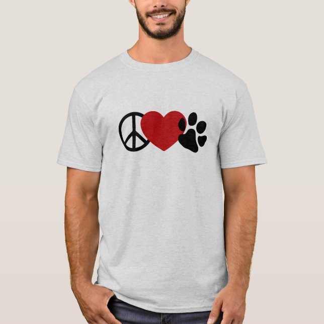 T-shirt Paw Aimé-La Paix (Devant)