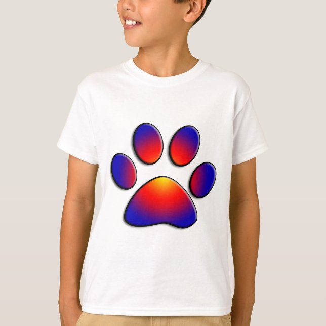 T-SHIRT PAW COLORÉ (Devant)