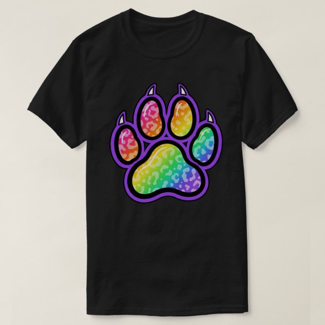 T-Shirt Paw Dark (Design devant)