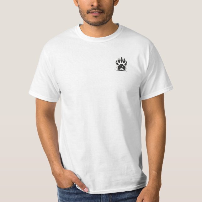 T-shirt Paw Ours Cosmique - Ciel Nocturne Sauvage (Devant)