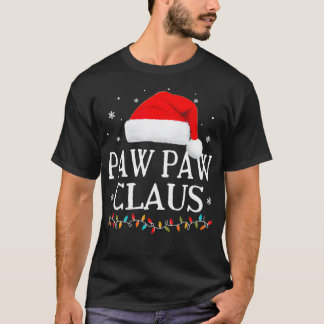 T-shirt Paw Paw Claus Famille de Noël Correspondant Pyjama