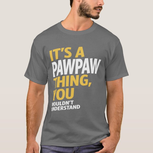 T-shirt Paw Paw Thing (Devant)